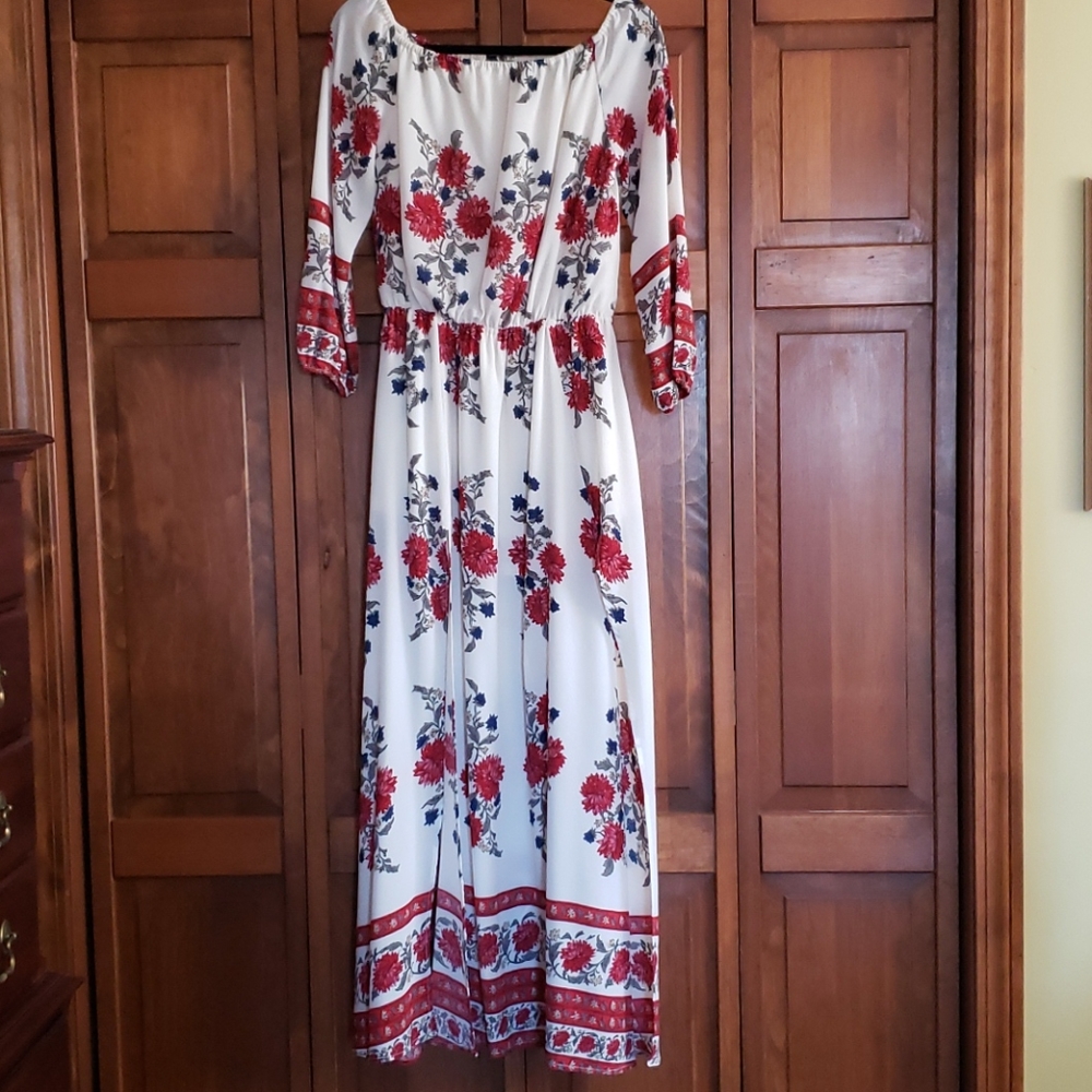 Printed Floral Dress